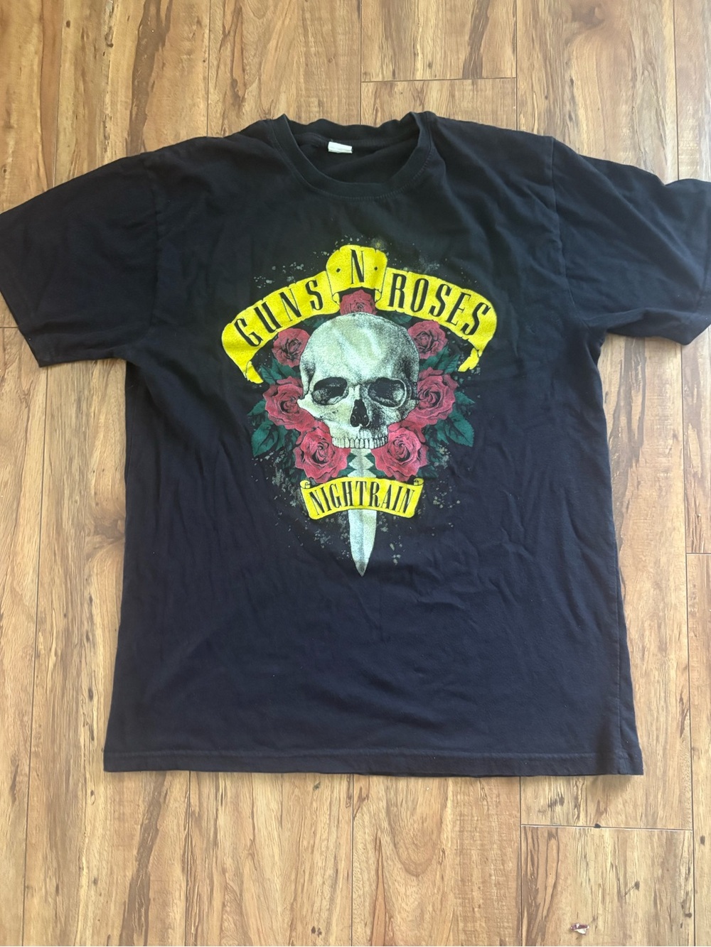 Black Short Sleeve Graphic Tee - Nightrain Design